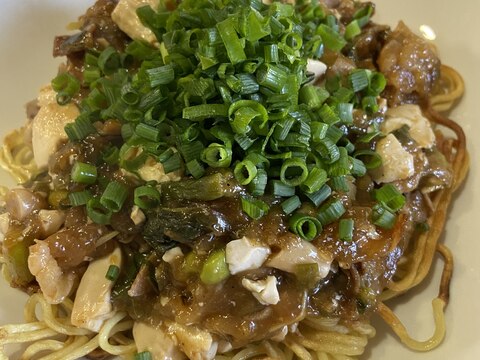 麻婆かた焼きそば